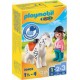 Playmobil 70404 CAVALIERE AVEC CHEVAL 1.2.3