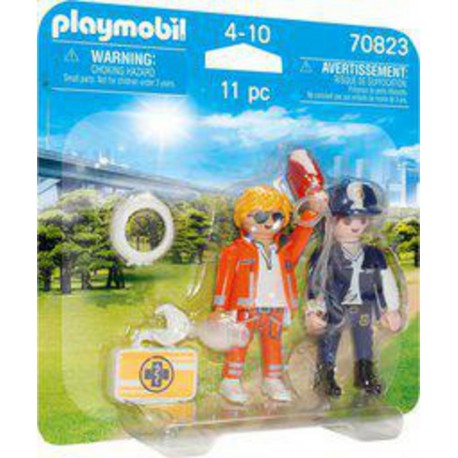 Playmobil 70823 DUO SECOURISTE ET POLICIERE