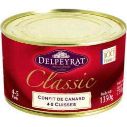 Delpeyrat Confit de Canard 4/5 cuisses 1350g