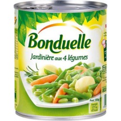 Bonduelle Jardinière aux 4 Légumes 800g (lot de 5)