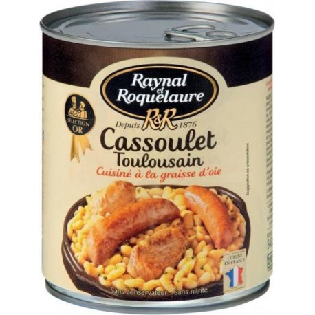 Raynal et Roquelaure R&R Cassoulet Gras Oie 840g