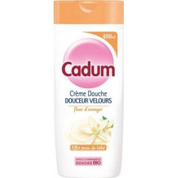 CADUM CREME DOUCHE DOUCEUR VELOURS amande douce et fleur d'oranger 400ml