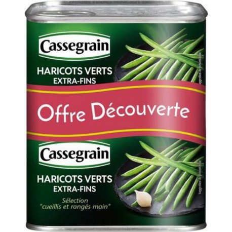 Cassegrain HARICOTS VERTS Extra Fins 2x200g (lot de 2)