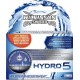 Wilkinson Sword Hydro 5 Activé H2O Lames de Rasoir pour Homme 4 Recharges