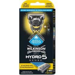 Wilkinson Sword Hydro 5 Sense Energize Rasoir pour Homme + 1 Recharge