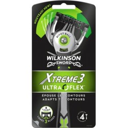 Wilkinson Sword Xtreme 3 Ultra Flex par 4 Rasoirs Jetables pour Homme (lot de 3 soit 12 rasoirs)