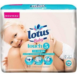 Lotus Couches Baby Touch T5 : 12/22Kg x36 changes