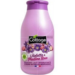 COTTAGE DOUCHE VIOLETTE & PRALINE ROSE 250ml