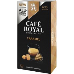Café Royal capsules aluminium caramel type nespresso x10 50g