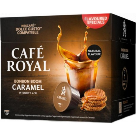 Café Royal Caramel compatibles Nescafe® Dolce Gusto® x16 (lot de 5)