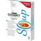 Gourmet Bouillons Crystal Soup Thon et Crevettes pour Chat 4x40g