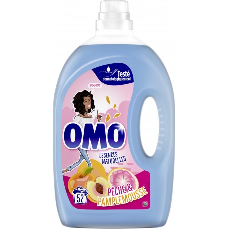 OMO LIQUIDE PECHE & PAMPLEMOUSSE 52LAV 2.6L