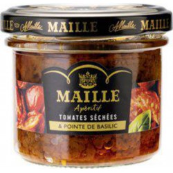 MAILLE Tartinable apéritif tomates séchées et pointe de basilic 95g