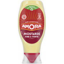 AMORA Moutarde fine et forte en squeeze top down 460g