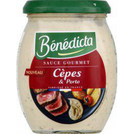 BENEDICTA Sauce aux cèpes et Porto 260g