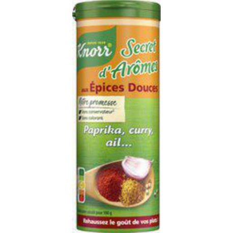 KNORR Secret d'arômes assaisonnement aux épices douces paprika curry ail 60g