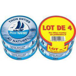 PETIT NAVIRE Thon au naturel 4x112g