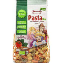 DALLA COSTA Pâtes bio Disney Princesses aux tomates et épinards 300g