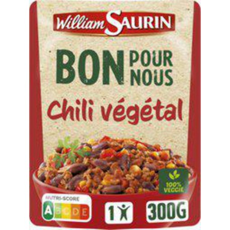 WILLIAM SAURIN Chili végétal 100% veggie