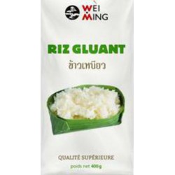 WEI MING Riz gluant de qualité supérieure 400g