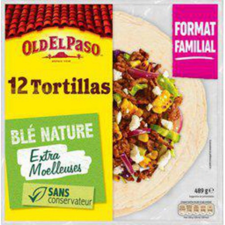 OLD EL PASO Tortillas de blé nature