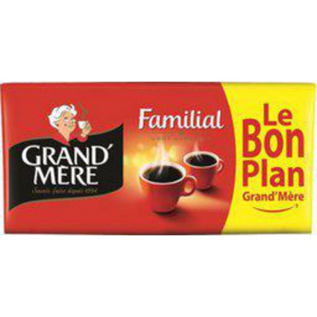 GRAND'MERE Café moulu familial 4x250g