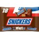 SNICKERS Mini barres chocolatées aux cacahuètes grillées et caramel x18 366g