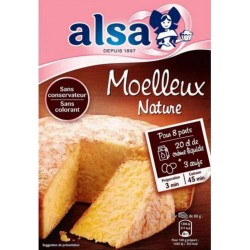 ALSA Préparation gâteau Moelleux nature