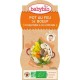 Babybio 2X200G POT FEU BOEUF