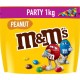 M&M's Bonbons chocolat au lait et cacahuètes PEANUT PARTY 1Kg (lot de 3)