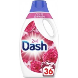Dash Lessive liquide 2en1 Coup de foudre 1.8L