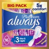 Always Serviette nuit Platinium x16