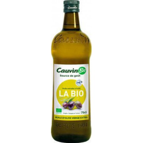 Cauvin Huile d'olive bio Fruitée vert 75cl