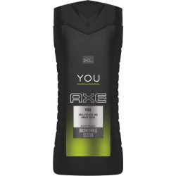 Axe Gel Douche Homme XL You Cool Vetiver and Amber Scent 400ml (lot de 3)