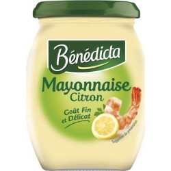 Bénédicta Mayonnaise Citron Goût Fin et Délicat 255g (lot de 6)