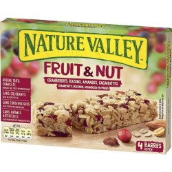 Nature Valley Barre de céréales Fruit & Nut 4x30g