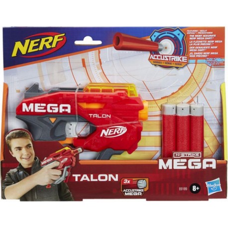 HASBRO Nerf Mega Talon Et Flechettes Nerf Mega Accustrike Officielles