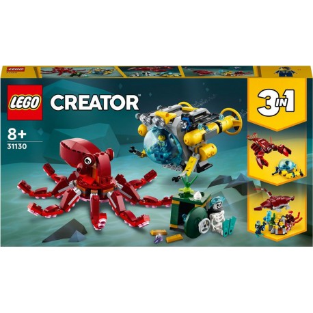 LEGO Creator 31130 La mission du trésor englouti