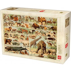DToys Puzzle 1000 pièces : Encyclopedia : Animaux Sauvages