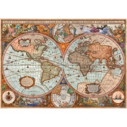 Schmidt Puzzle 3000 pièces : Mappemonde antique