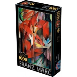 DToys Puzzle 1000 pièces : Franz Marc : Renards