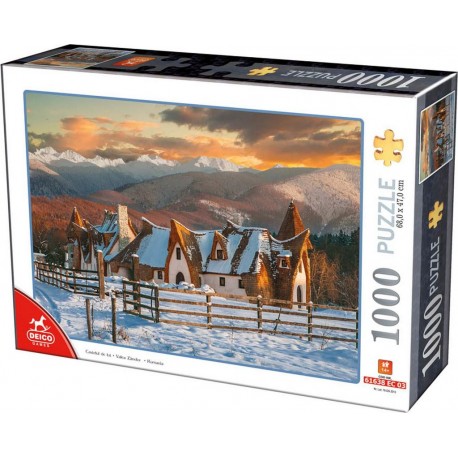 DToys Puzzle 1000 pièces : Roumanie : Clay Castle