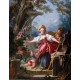 DToys Puzzle 1000 pièces : Fragonard : Le Colin-Maillard