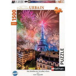 Nathan Puzzle Paris Feu artifice 1500 pcs