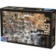 DToys Puzzle 1000 pièces : Animal Faces : Chat