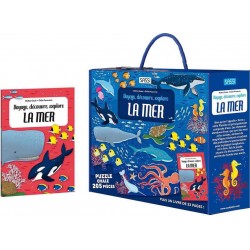 SASSI JUNIOR Puzzle & Livre Voyage, découvre, explore, La mer Sassi Junior