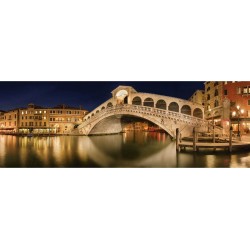 Schmidt Puzzle panoramique 1000 pièces : Pont du Rialto, Venise