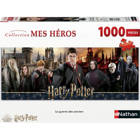 RAVENSBURGER Puzzle Nathan 1000 pièces La guerre des sorciers / Harry Potter