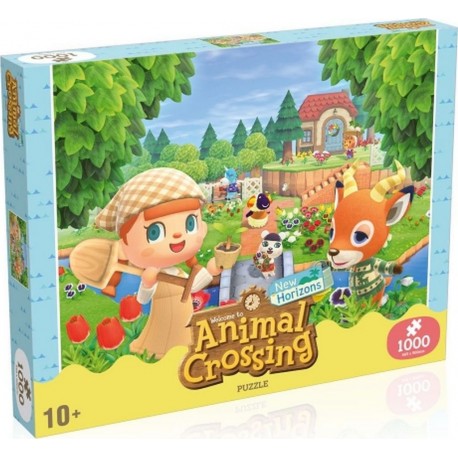 WINNING MOVES Puzzle Animal Crossing new horizons 1000 pièces