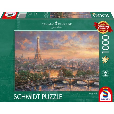 Schmidt Puzzle Paris la ville de l'amour 1000 pièces